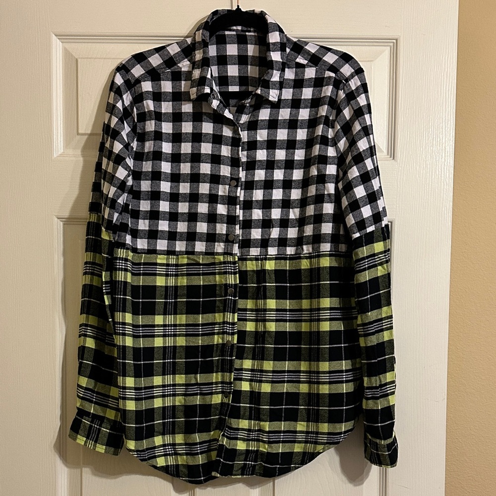 Weissman Buffalo Check Plaid Flannel Shirt